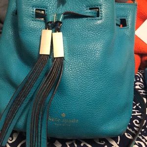 Kate Spade Teal Bucket bag